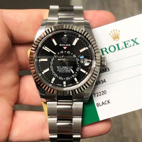 rolex oyster perpetual sky dweller|rolex sky dweller price used.